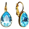 Diamond Sky Jewelry Auskarai „Crystal Drop (Aquamarine Mėlyna)“ su Swarovski® kristalais