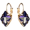 Diamond Sky Jewelry Auskarai „Crystal Rhombus III (Bermuda Mėlyna)“ su Swarovski® kristalais