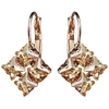 Diamond Sky Jewelry Auskarai „Crystal Twister (Golden Shadow)“ su Swarovski® kristalais