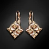 Diamond Sky Jewelry Auskarai „Crystal Twister (Golden Shadow)“ su Swarovski® kristalais