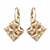 Diamond Sky Jewelry Auskarai „Crystal Twister (Golden Shadow)“ su Swarovski® kristalais