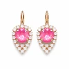 Diamond Sky Jewelry Auskarai „Diva (Lotus Rožinė DeLite)“ su Swarovski® kristalais