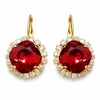 Diamond Sky Jewelry Auskarai „Glare III (Scarlet)“ su Swarovski® kristalais