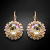 Diamond Sky Jewelry Auskarai „Glare III (Luminous Žalias)“ su Swarovski® kristalais