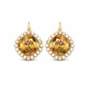 Diamond Sky Jewelry Auskarai „Glare III (Golden Shadow)“ su Swarovski® kristalais