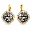 Diamond Sky Jewelry Auskarai „Glare III (Sidabrinis Shadow)“ su Swarovski® kristalais