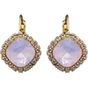 Diamond Sky Jewelry Auskarai „Glare III (Rose Vanduo Opal)“ su Swarovski® kristalais