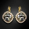 Diamond Sky Jewelry Auskarai „Glare III (Sidabrinis Shadow)“ su Swarovski® kristalais