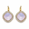 Diamond Sky Jewelry Auskarai „Glare III (Rose Vanduo Opal)“ su Swarovski® kristalais