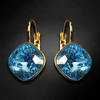 Diamond Sky Jewelry Auskarai „Glare IV (Aquamarine Mėlyna)“ su Swarovski® kristalais