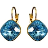 Diamond Sky Jewelry Auskarai „Glare IV (Aquamarine Mėlyna)“ su Swarovski® kristalais
