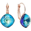 Diamond Sky Jewelry Auskarai „Glare IV (Bermuda Mėlyna)“ su Preciosa® kristalais