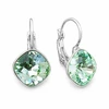 Diamond Sky Jewelry Auskarai „Glare IV (Chrysolite)“ su Swarovski® kristalais