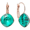 Diamond Sky Jewelry Auskarai „Glare IV (Emerald)“ su Swarovski® kristalais
