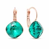 Diamond Sky Jewelry Auskarai „Glare IV (Emerald)“ su Swarovski® kristalais
