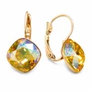 Diamond Sky Jewelry Auskarai „Glare IV (Light Topaz Shimmer)“ su Swarovski® kristalais