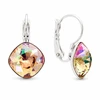 Diamond Sky Jewelry Auskarai „Glare IV (Luminous Žalias)“ su Swarovski® kristalais