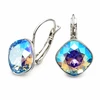 Diamond Sky Jewelry Auskarai „Glare IV R (Light Sapphire Shimmer)“ su Swarovski® kristalais