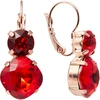 Diamond Sky Jewelry Auskarai „Glare (Light Siam)“ su Preciosa® kristalais
