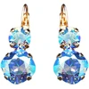 Diamond Sky Jewelry Auskarai „Glare VI (Light Sapphire Shimmer)“ su Swarovski® kristalais