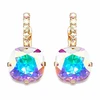 Diamond Sky Jewelry Auskarai „Glare VII (Aurora Borealis)“ su Swarovski® kristalais