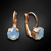 Diamond Sky Jewelry Auskarai „Glory (Air Mėlyna Opal)“ su Swarovski® kristalais