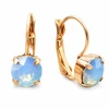 Diamond Sky Jewelry Auskarai „Glory (Air Mėlyna Opal)“ su Swarovski® kristalais