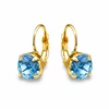 Diamond Sky Jewelry Auskarai „Glory (Aquamarine Mėlyna)“ su Swarovski® kristalais