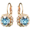 Diamond Sky Jewelry Auskarai „Glory II (Aquamarine Mėlyna)“ su Swarovski® kristalais