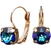 Diamond Sky Jewelry Auskarai „Glory II (Bermuda Mėlyna)“ su Swarovski® kristalais