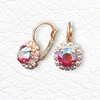 Diamond Sky Jewelry Auskarai „Glory II (Light Siam Shimmer)“ su Swarovski® kristalais