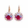 Diamond Sky Jewelry Auskarai „Glory II (Light Siam Shimmer)“ su Swarovski® kristalais