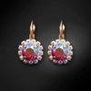 Diamond Sky Jewelry Auskarai „Glory II (Light Siam Shimmer)“ su Swarovski® kristalais