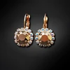 Diamond Sky Jewelry Auskarai „Glory II (Rose Gold)“ su Swarovski® kristalais