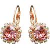 Diamond Sky Jewelry Auskarai „Glory II (Rose Peach)“ su Swarovski® kristalais