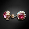 Diamond Sky Jewelry Auskarai „Glory III (Rose)“ su Swarovski® kristalais