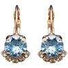 Diamond Sky Jewelry Auskarai „Glory III (Aquamarine Mėlyna)“ su Swarovski® kristalais