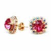 Diamond Sky Jewelry Auskarai „Glory III (Rose)“ su Swarovski® kristalais