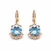 Diamond Sky Jewelry Auskarai „Glory III (Aquamarine Mėlyna)“ su Swarovski® kristalais