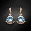 Diamond Sky Jewelry Auskarai „Glory III (Aquamarine Mėlyna)“ su Swarovski® kristalais