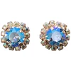 Diamond Sky Jewelry Auskarai „Glory III (Light Sapphire Shimmer)“ su Swarovski® kristalais