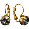 Diamond Sky Jewelry Auskarai „Glory (Juodas Patina)“ su Swarovski® kristalais