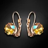 Diamond Sky Jewelry Auskarai „Glory (Light Topaz Shimmer)“ su Swarovski® kristalais