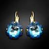 Diamond Sky Jewelry Auskarai „Gorgon (Bermuda Mėlyna)“ su Swarovski® kristalais
