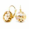 Diamond Sky Jewelry Auskarai „Gorgon (Golden Shadow)“ su Swarovski® kristalais