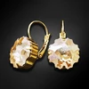 Diamond Sky Jewelry Auskarai „Gorgon (Golden Shadow)“ su Swarovski® kristalais