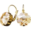 Diamond Sky Jewelry Auskarai „Gorgon (Golden Shadow)“ su Swarovski® kristalais