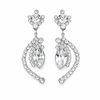 Diamond Sky Jewelry Auskarai „J’Adore V“ su Swarovski® kristalais