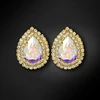 Diamond Sky Jewelry Auskarai „Jasmine (Aurora Borealis)“ su Swarovski® kristalais