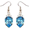 Diamond Sky Jewelry Auskarai „Leonora (Aquamarine Mėlyna)“ su Swarovski® kristalais